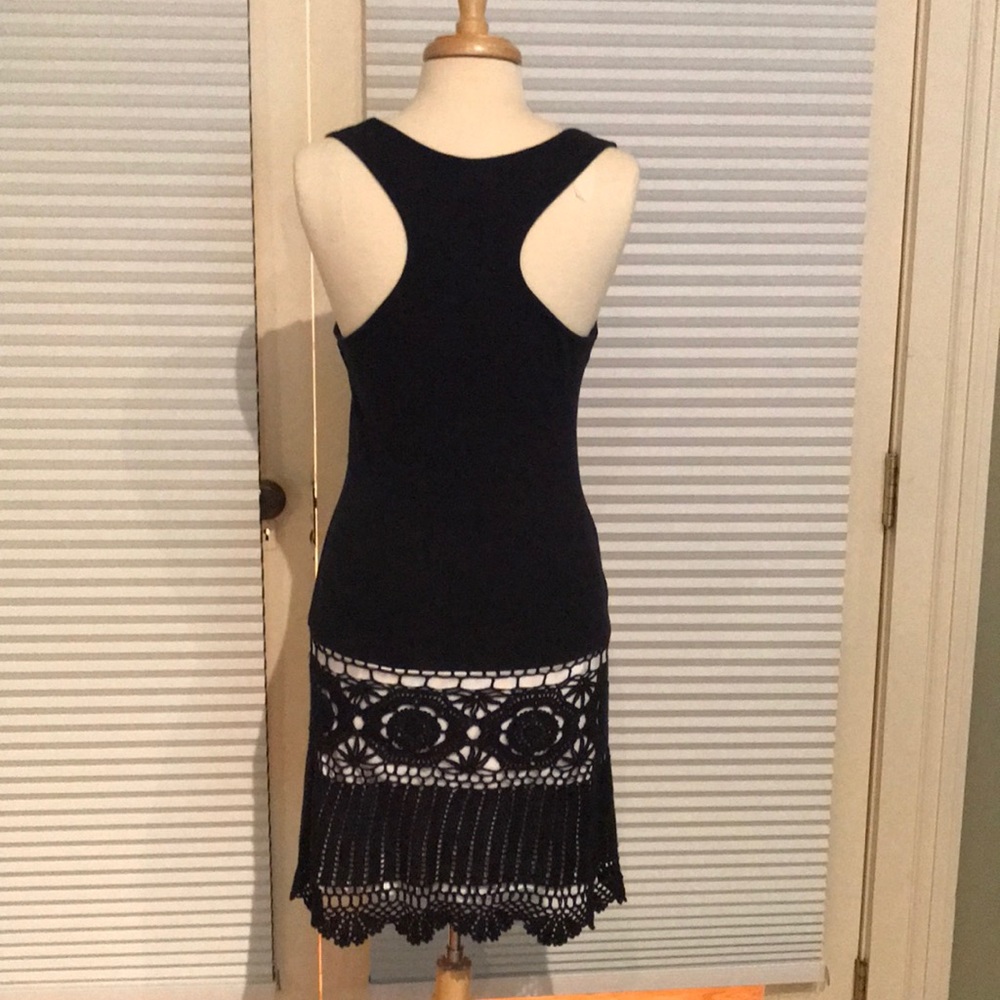 Navy Racerback Dress - Picture 2 of 3